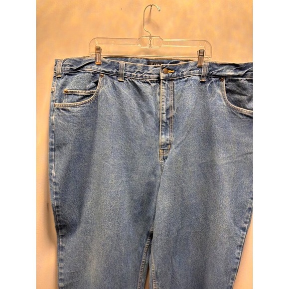 L L Bean Mens Relaxed Fit Blue Denim Jeans Size 42x29 Casual Everyday Wear - Picture 14 of 14